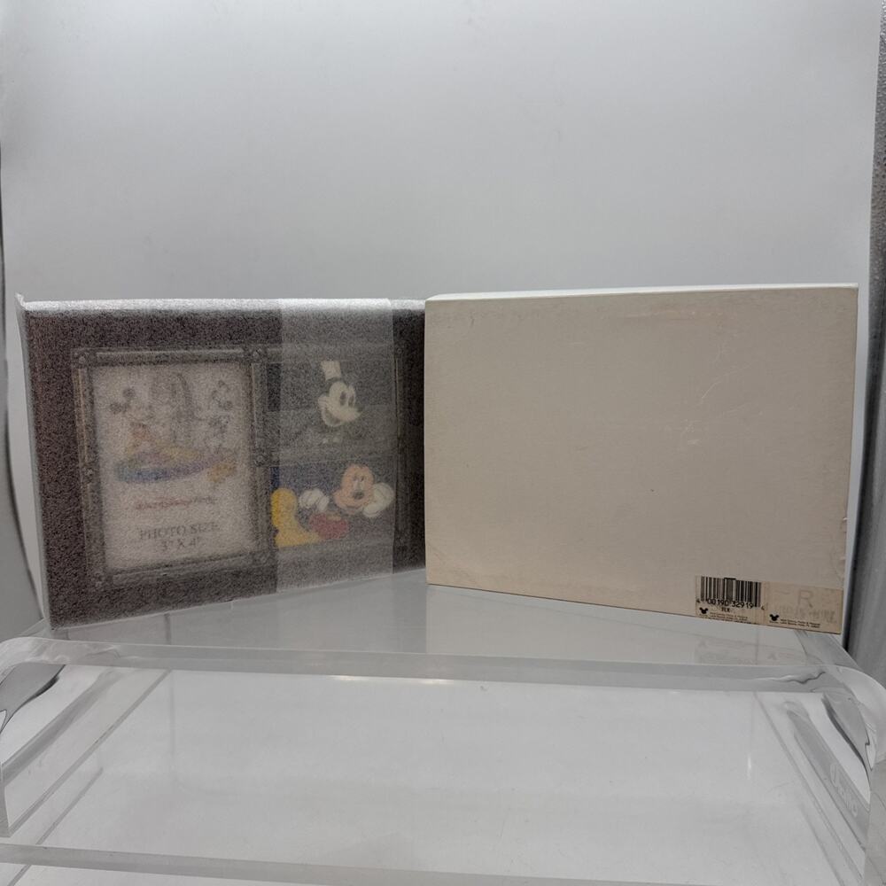 New Walt Disney World 2005 Picture Photo Frame Mickey Mouse Keepsake Jewelry Box